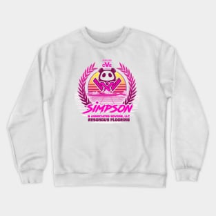 Simpson SynthWave 2  - LIGHTS Crewneck Sweatshirt